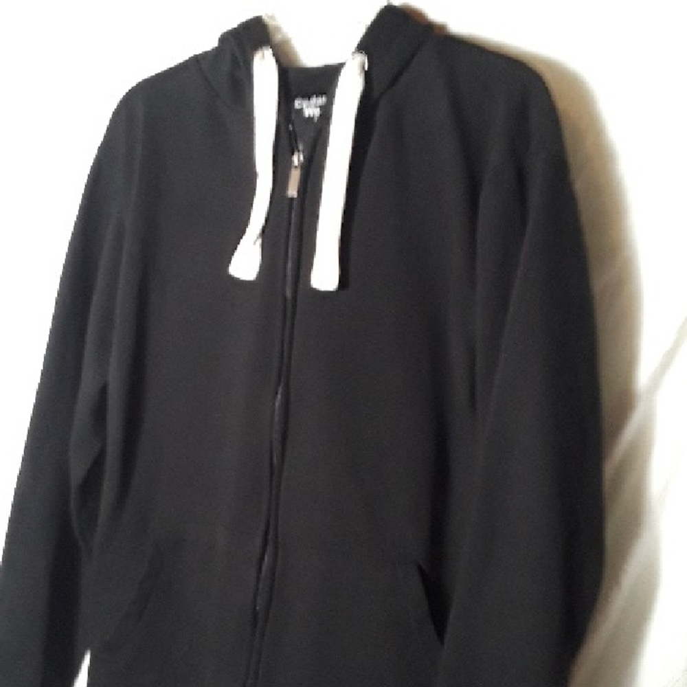 Black Zip-Up Hoodie